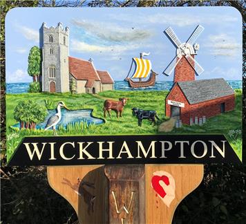  - New Village Sign for Wickhampton